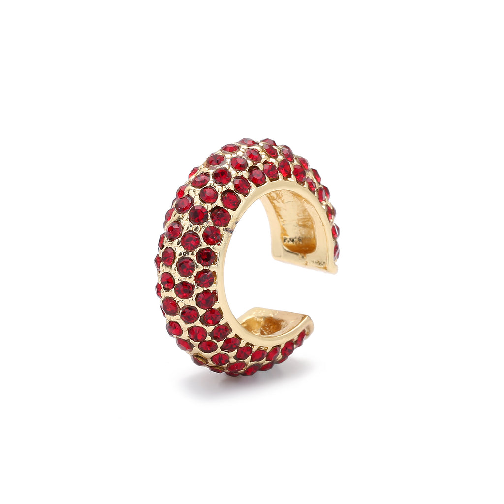 ear cuff rojo