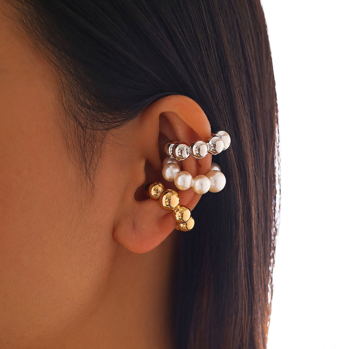 ear cuff (de forma perla)