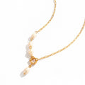 Collar perla y dorado