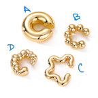 Ear cuff estrella y circulos