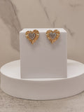 Corazón plata y dorado