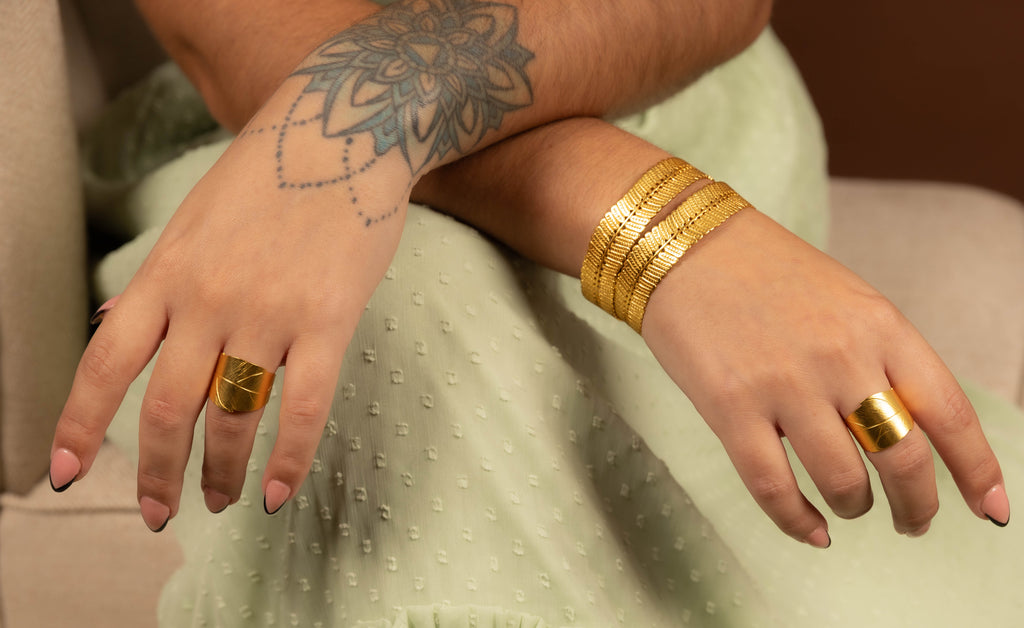Brazalete hoja guajira
