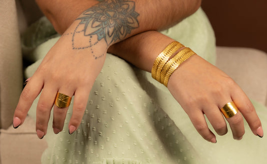 Brazalete hoja guajira