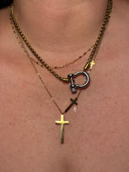 cadena de cruz