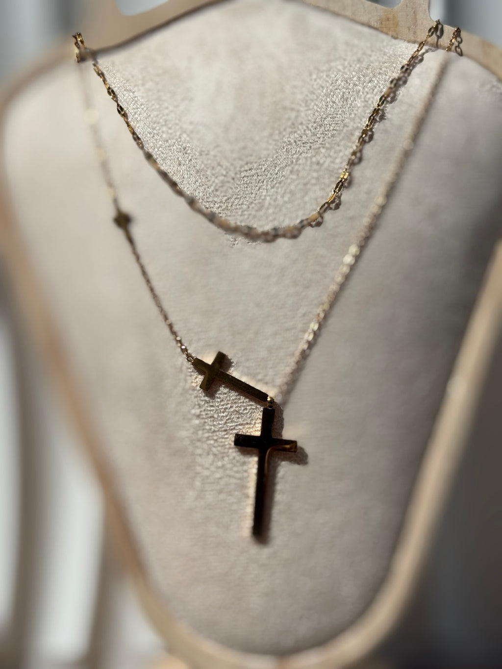 cadena de cruz