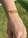 pulsera soga dorada