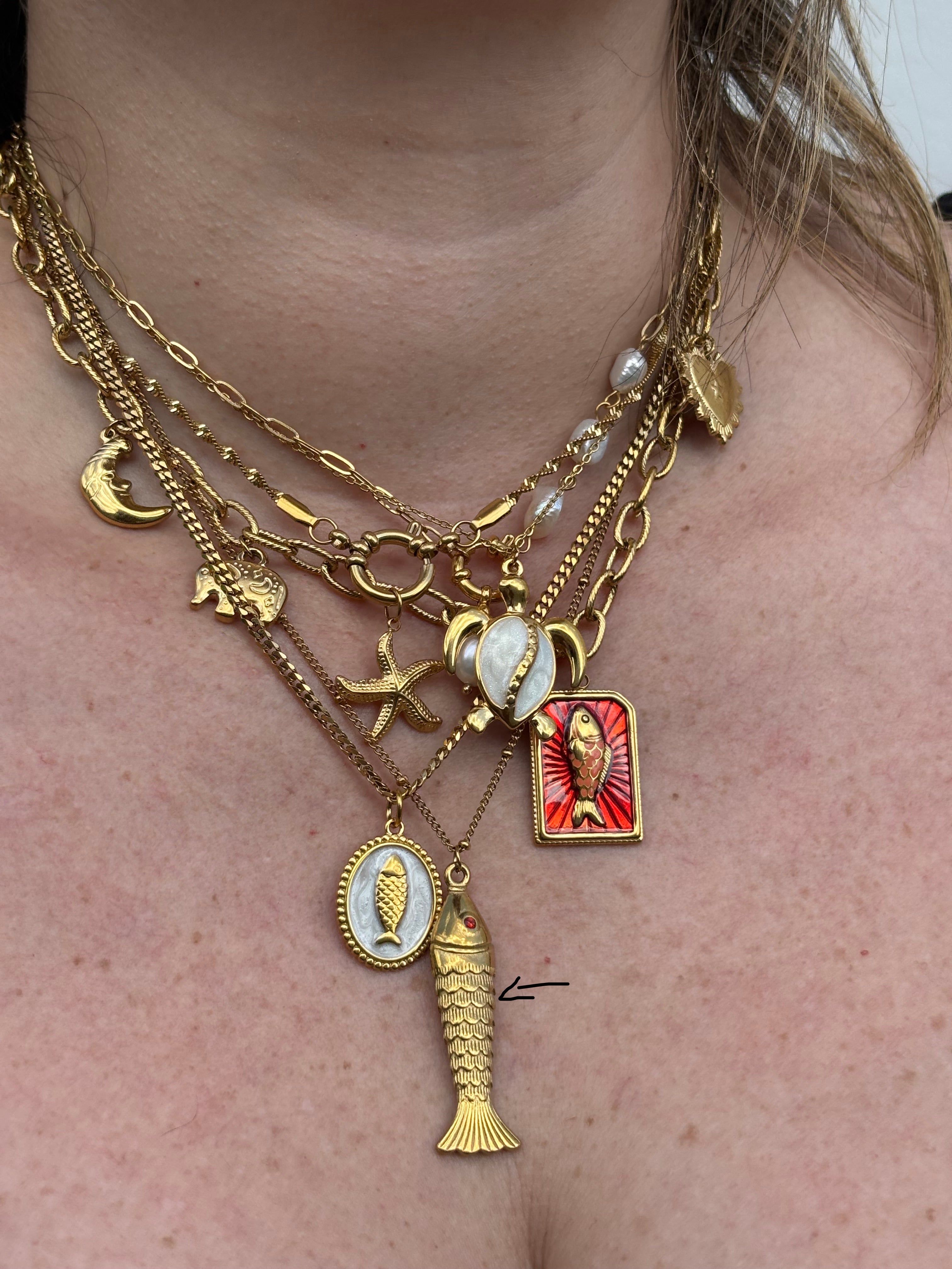 Collar Pez Dorado