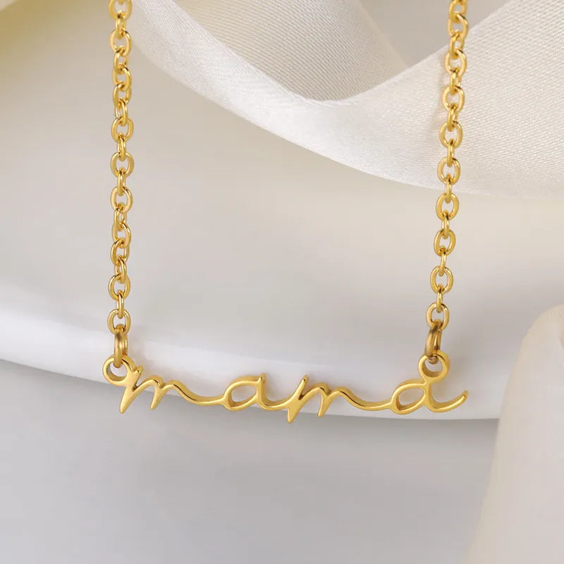 collar palabra MAMA