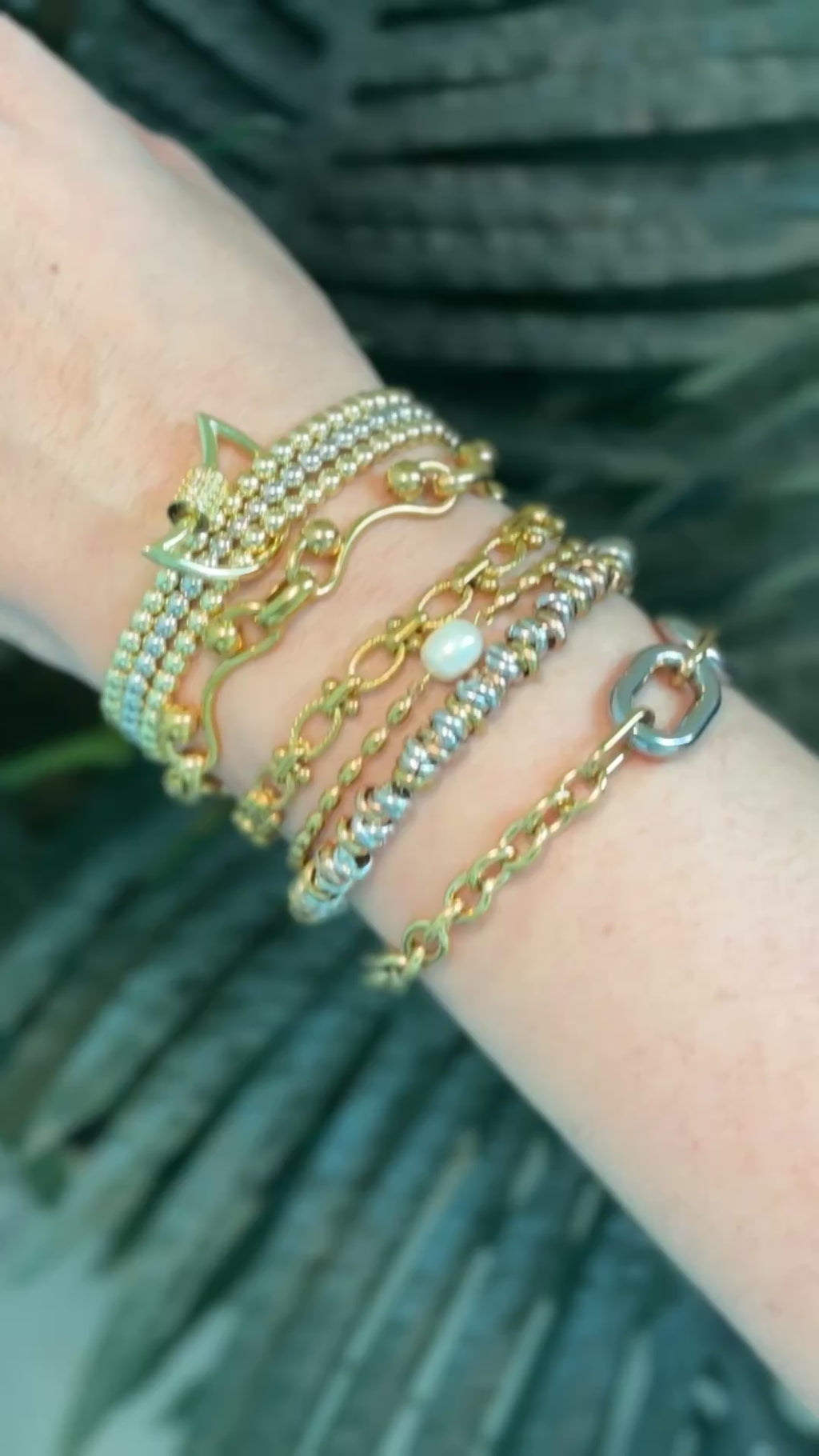 Pulsera Enlace Dorado