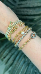Pulsera Enlace Dorado