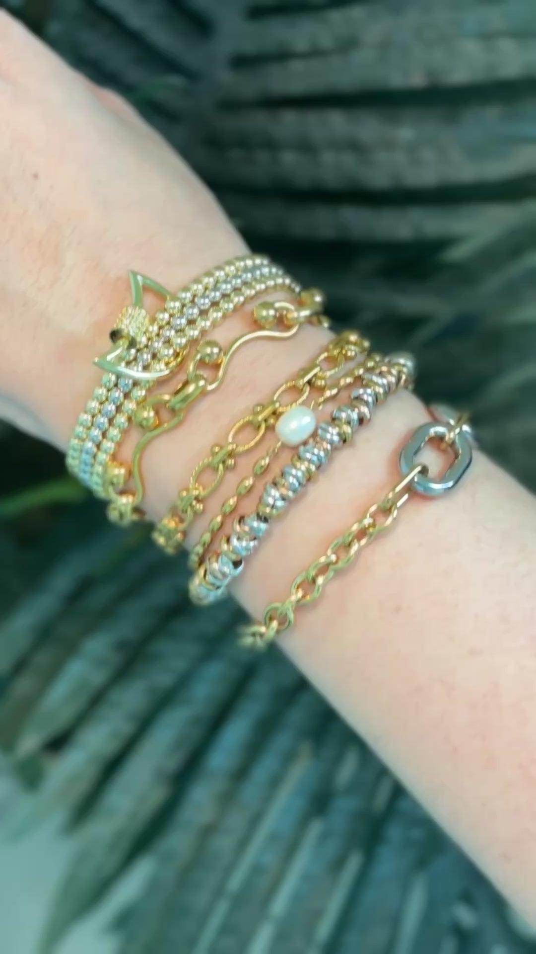 Pulsera Enlace Dorado